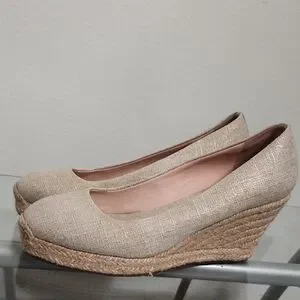 Crew Shoes J Crew Metallic Gold Shimmer Seville Espadrille